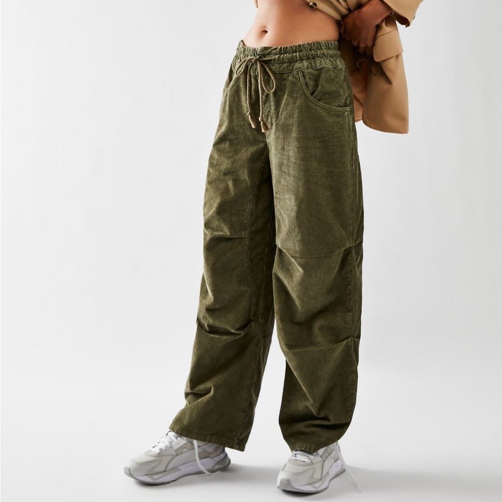 We The Free Olive Corduroy Joggers